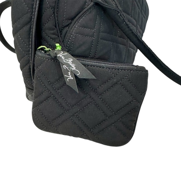 Vera Bradley Classic Black Quilted Medium Bowler Hand Bag with Coin Purse_NWT - Picture 7 of 16